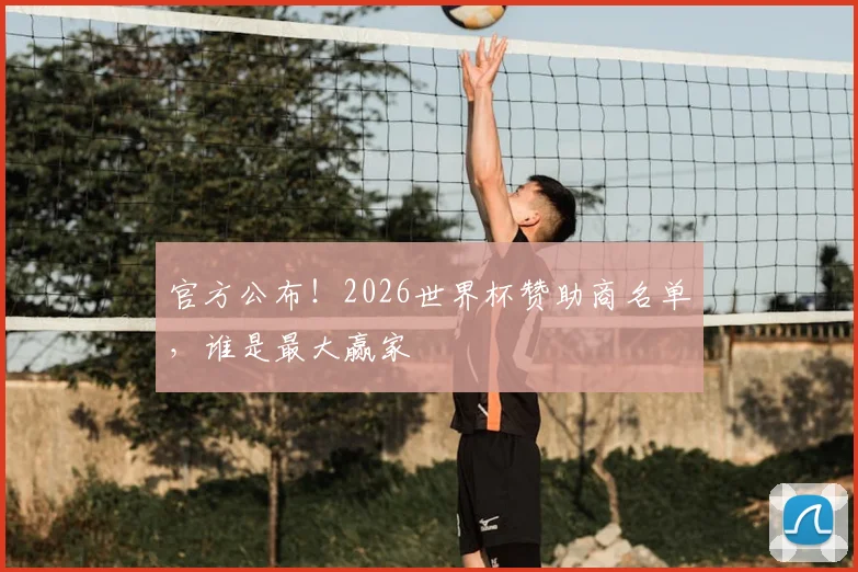 官方公布！2026世界杯赞助商名单，谁是最大赢家